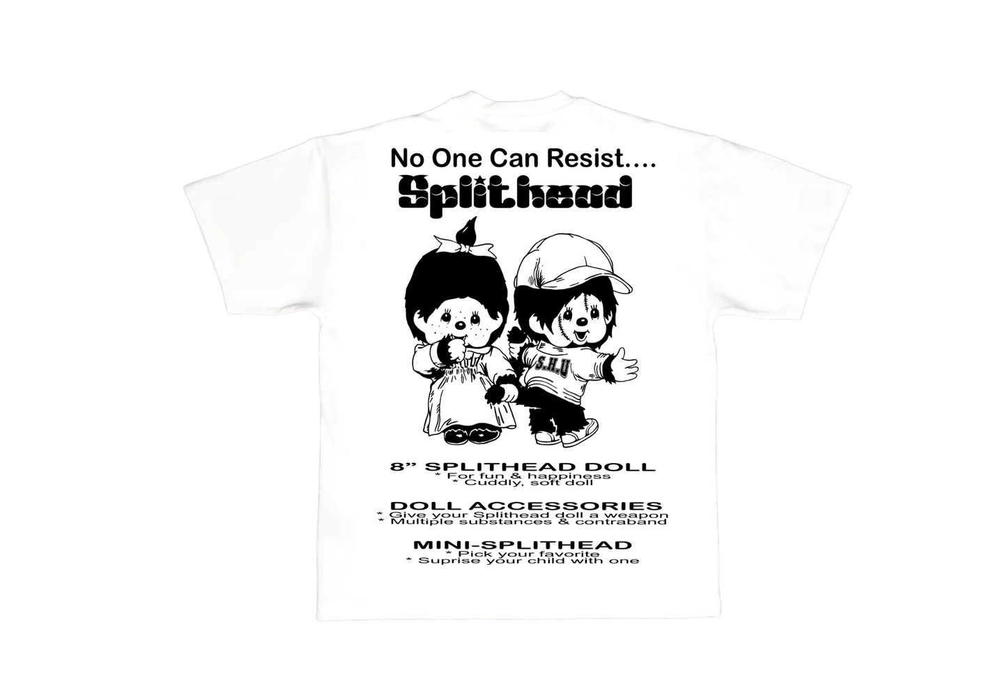 doll tee - black / white